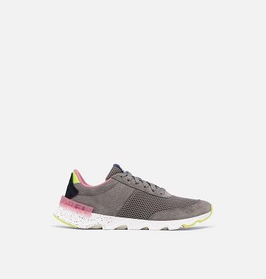 Sorel Kinetic Shoes UK - Womens Sneaker Grey (UK1870435)
